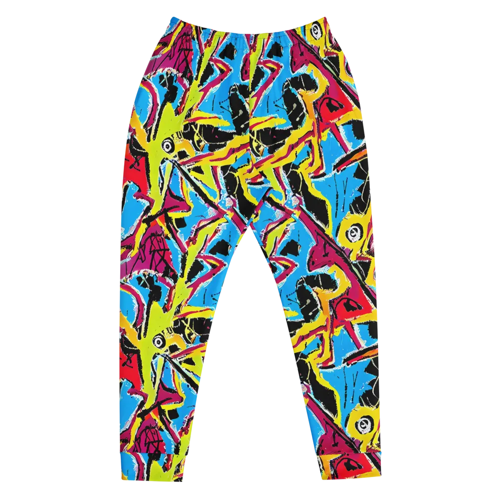Electric Fossils on Men's Joggers — Front