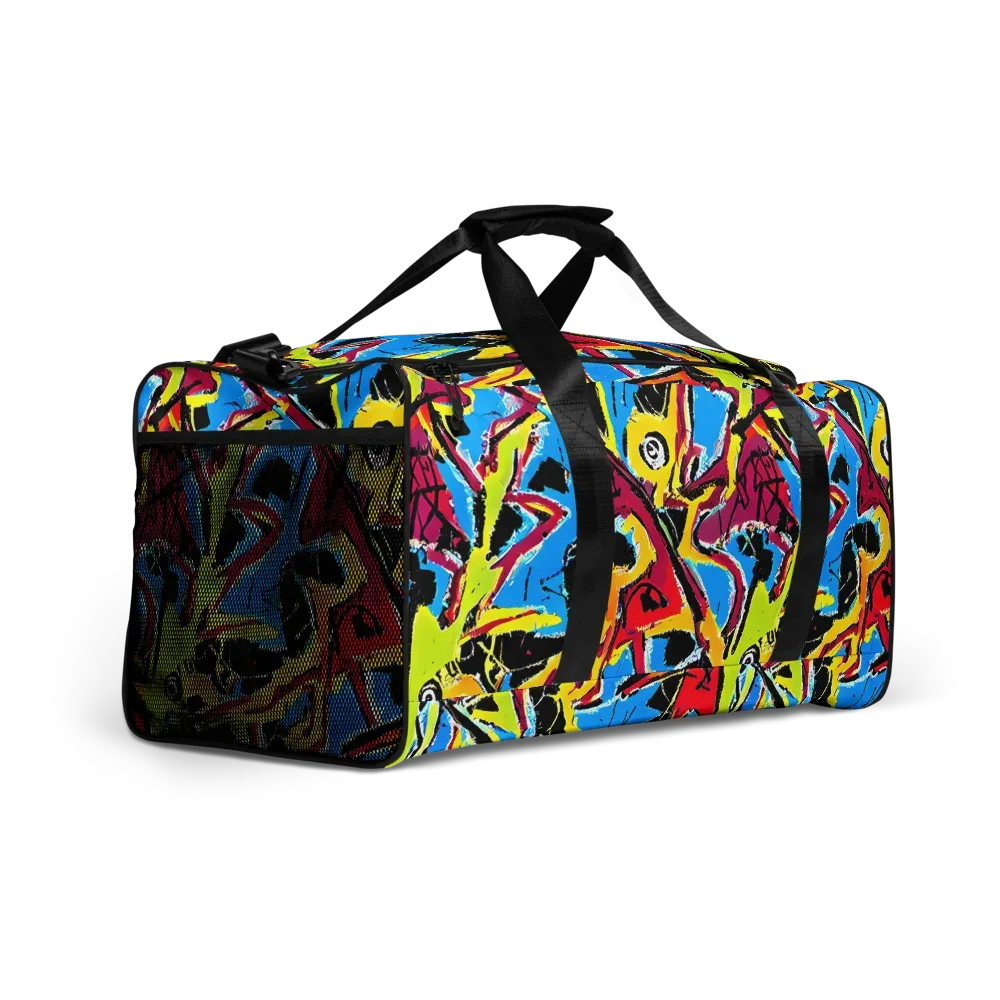 Electric Fossils on Duffle Bag — Right Front