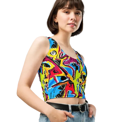 Electric Fossils on a Crop Top