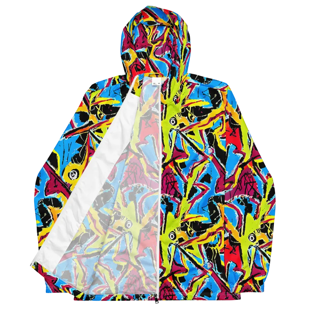 Electric Fossils on Men's Windbreaker — Front