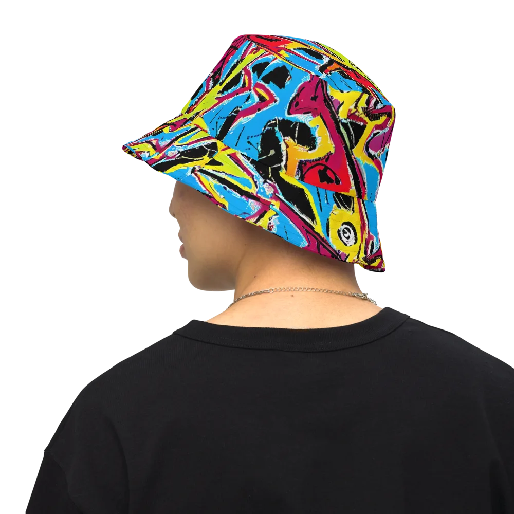Electric Fossils on Reversible Bucket Hat — Back Inside