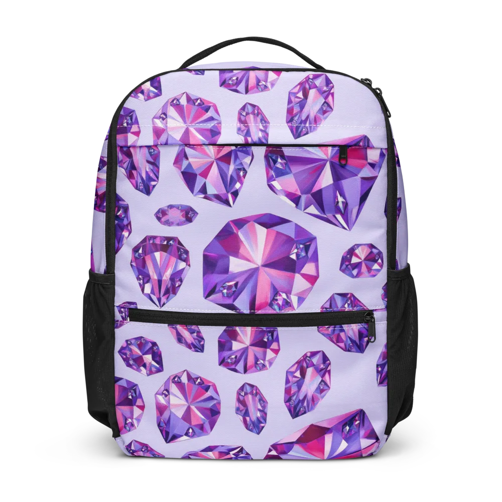 Amethyst Prism on Utility Backpack — Front