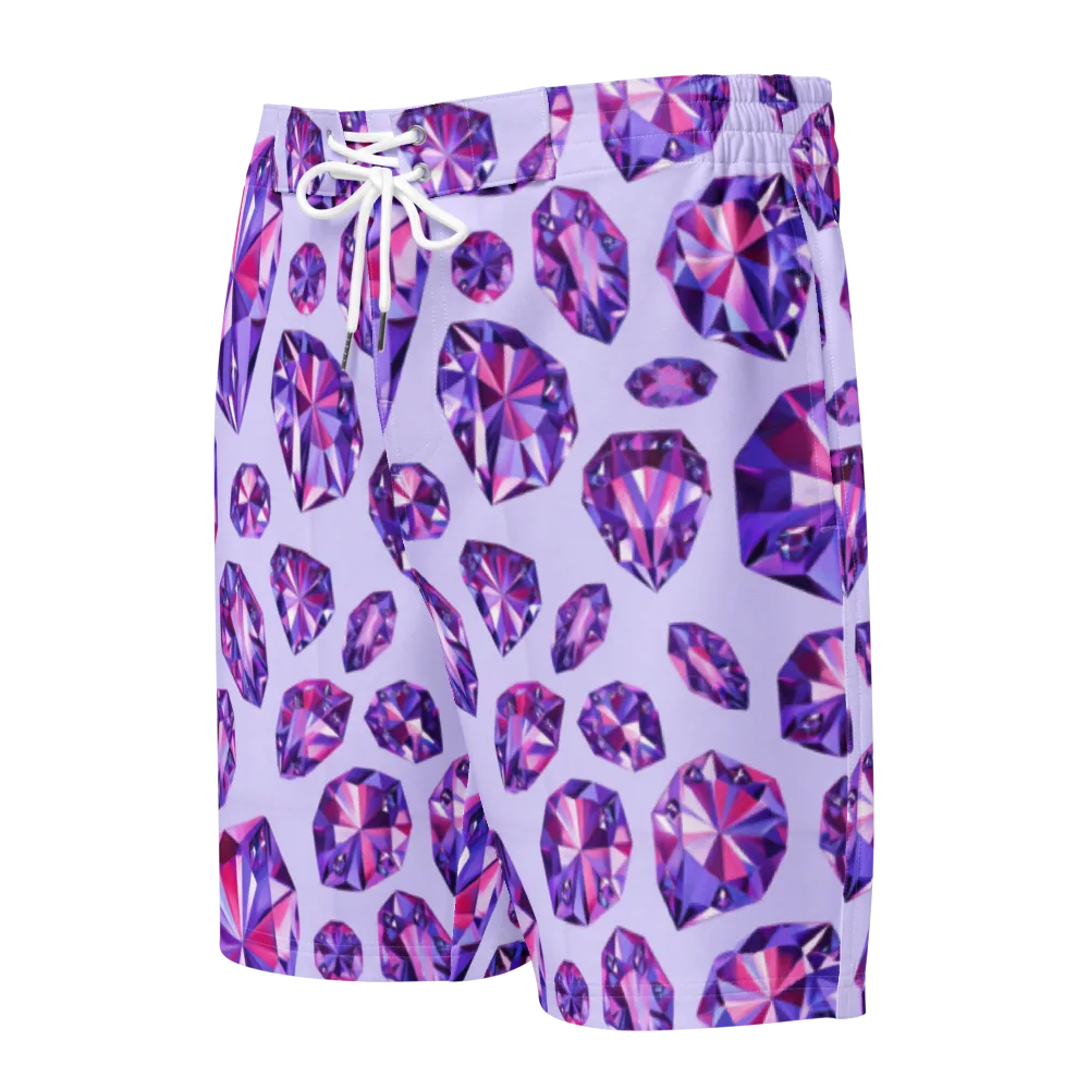 Amethyst Prism on Men's Board Shorts — Front
