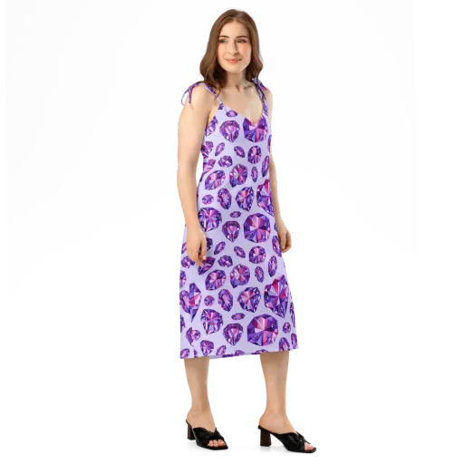 Amethyst Prism on a Slip Dress