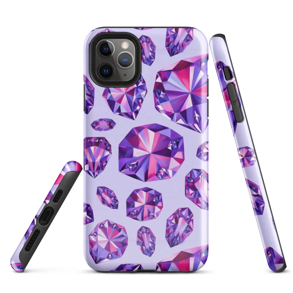 Amethyst Prism on Tough Case for iPhone® — Front