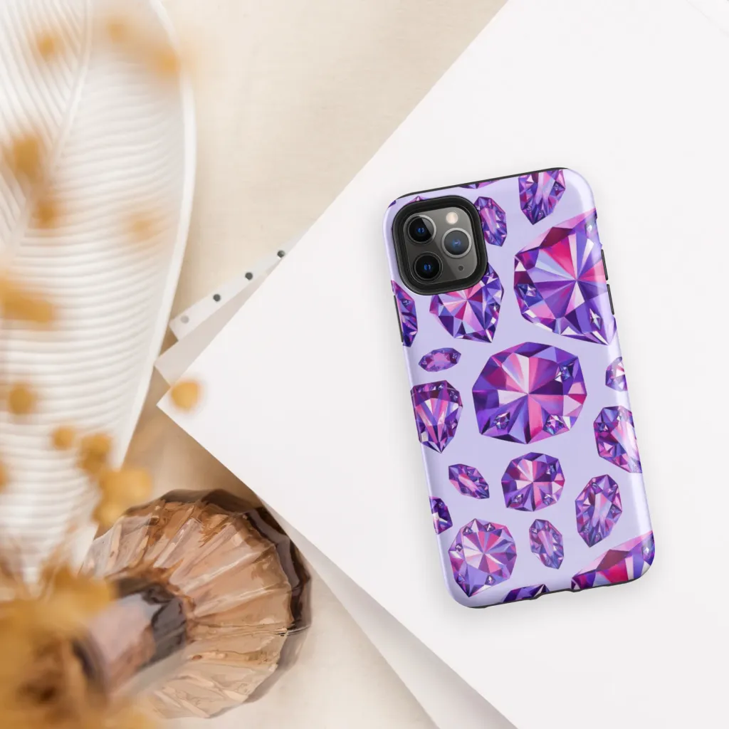 Amethyst Prism on Tough Case for iPhone® — Front
