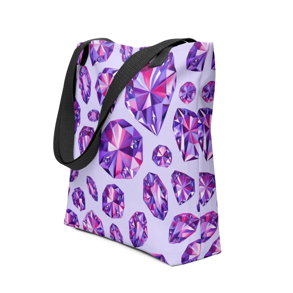 Amethyst Prism on Tote Bag — Front