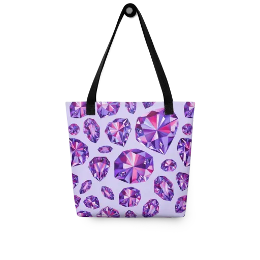 Amethyst Prism on a Tote Bag