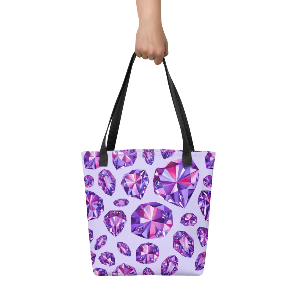 Amethyst Prism on Tote Bag — Front