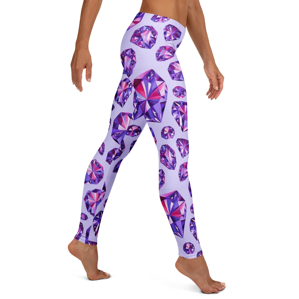 Amethyst Prism on Leggings — Right