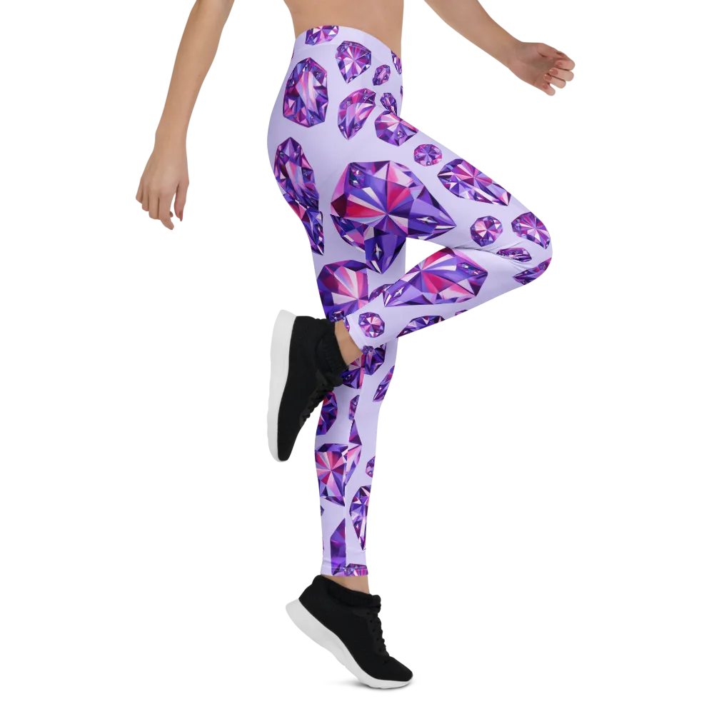 Amethyst Prism on Leggings — Right