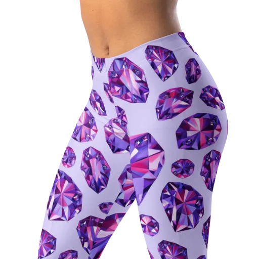 Amethyst Prism on a Leggings