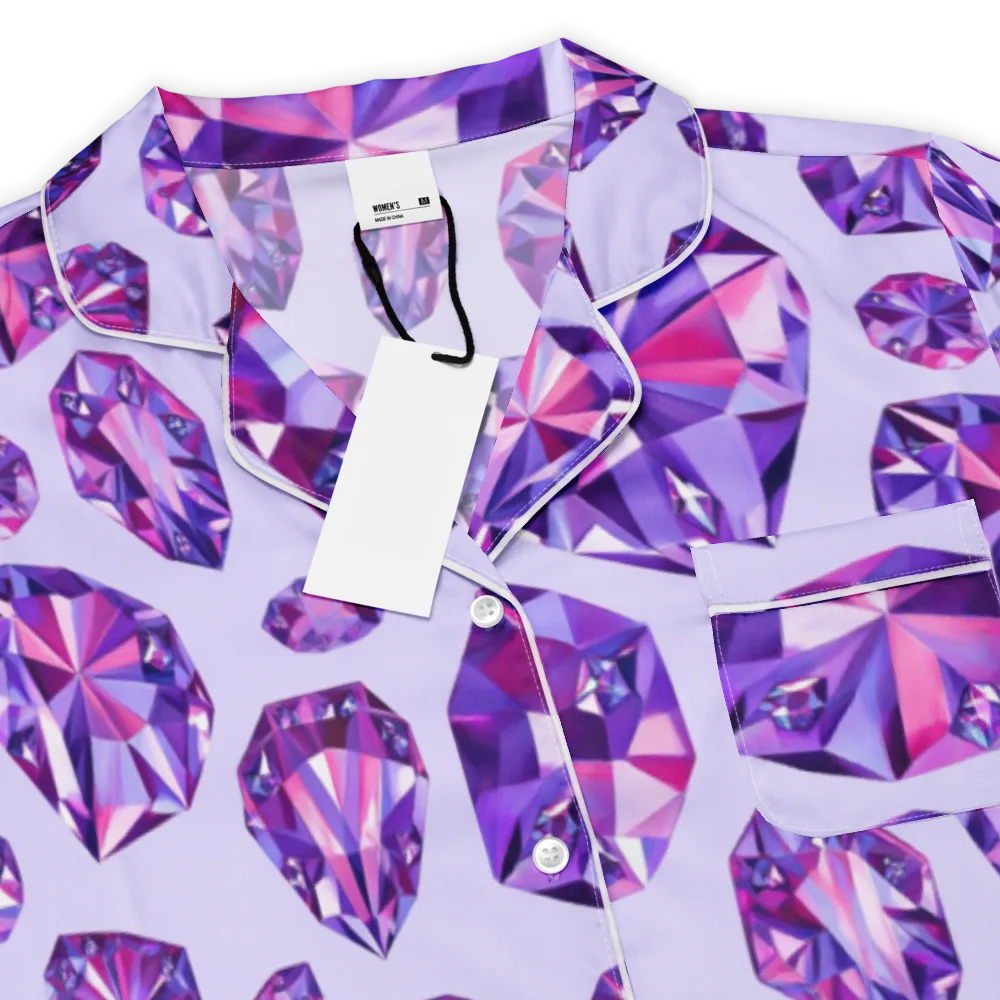 Amethyst Prism on Women's Short Sleeve Pajama Top — Product details