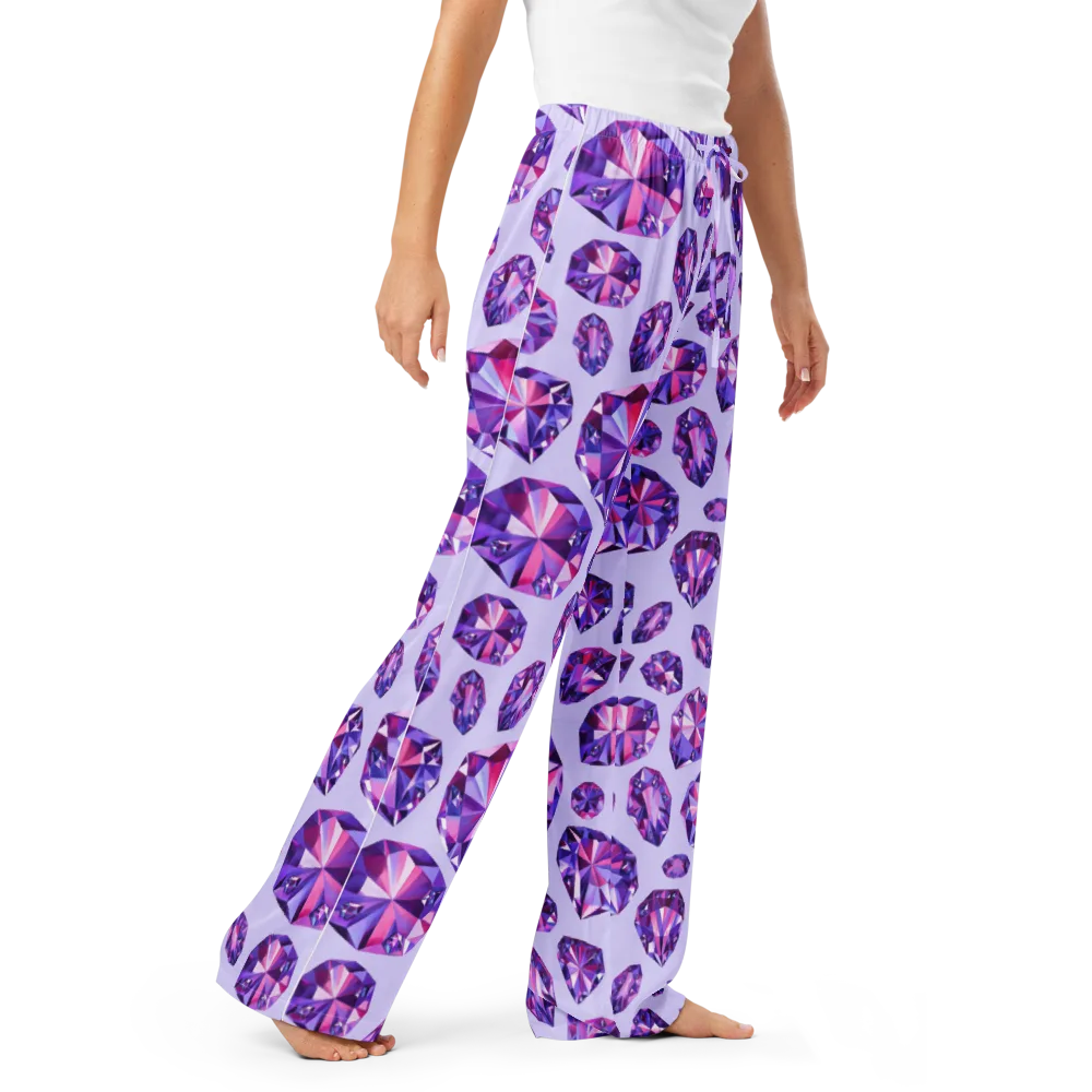 Amethyst Prism on Women's Pajama Pants — Right Front
