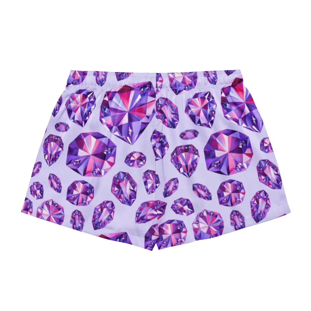 Amethyst Prism on Women's Pajama Shorts — Back