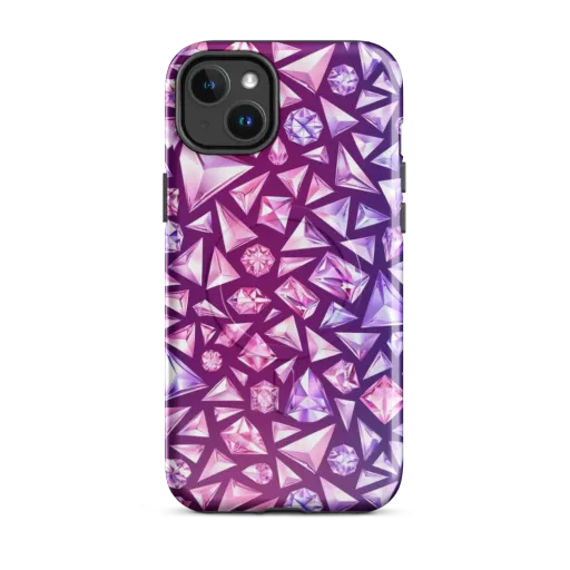 Pink Crystal Static on a MagSafe Tough Case for iPhone®
