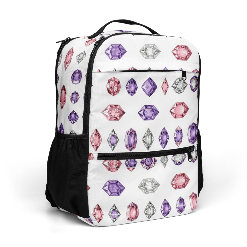 Gemstone Parade on Utility Backpack — Right Front