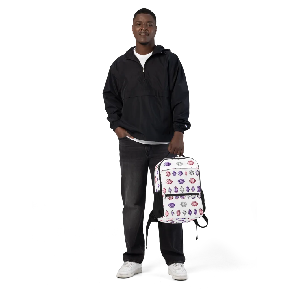 Gemstone Parade on Utility Backpack — Front