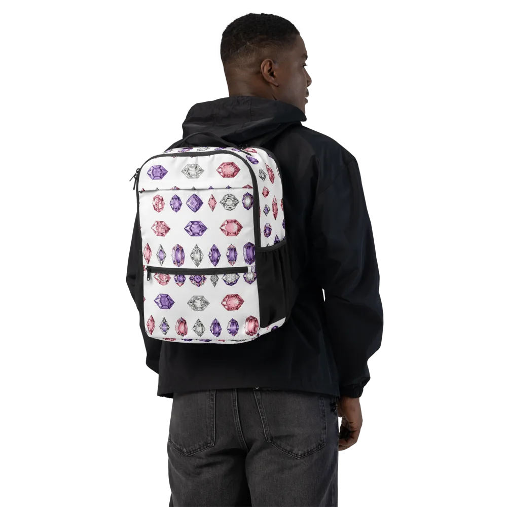 Gemstone Parade on Utility Backpack — Back