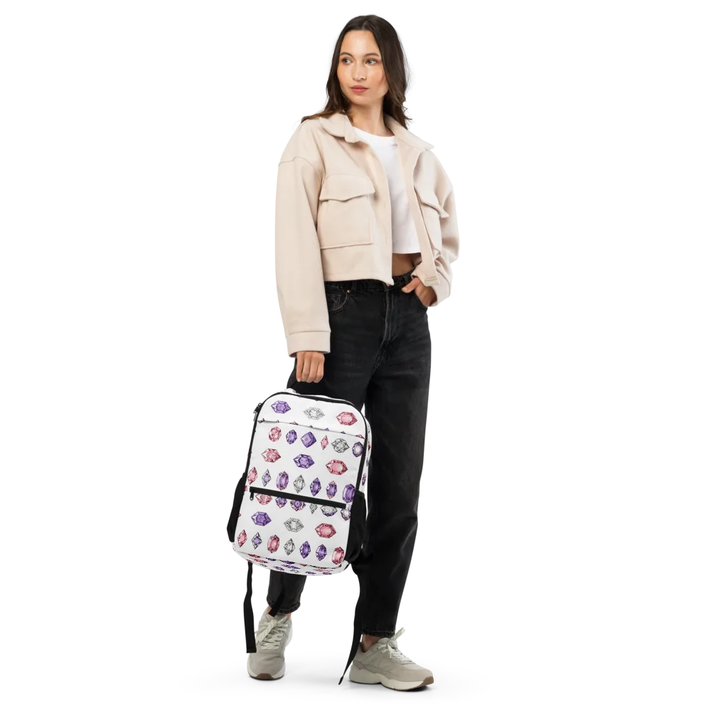 Gemstone Parade on Utility Backpack — Front
