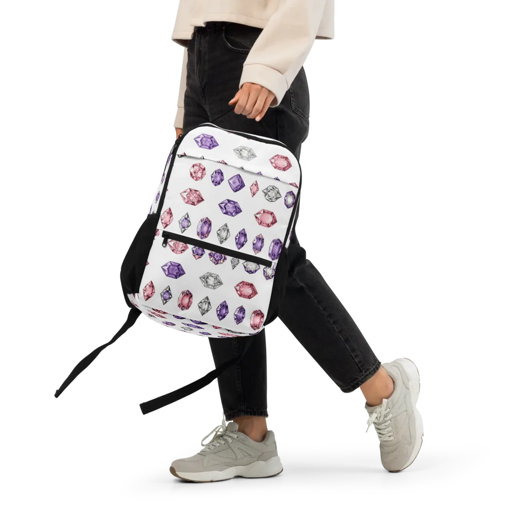 Gemstone Parade on Utility Backpack — Front