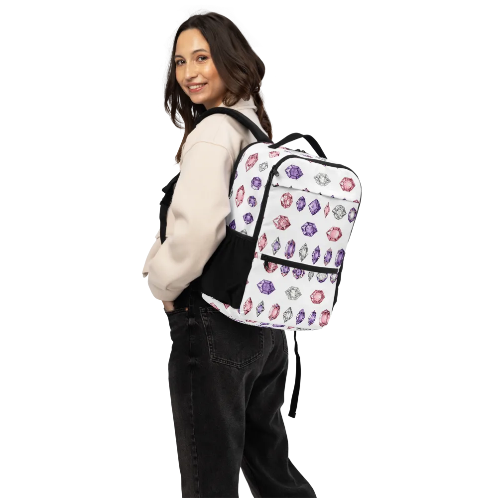 Gemstone Parade on Utility Backpack — Back