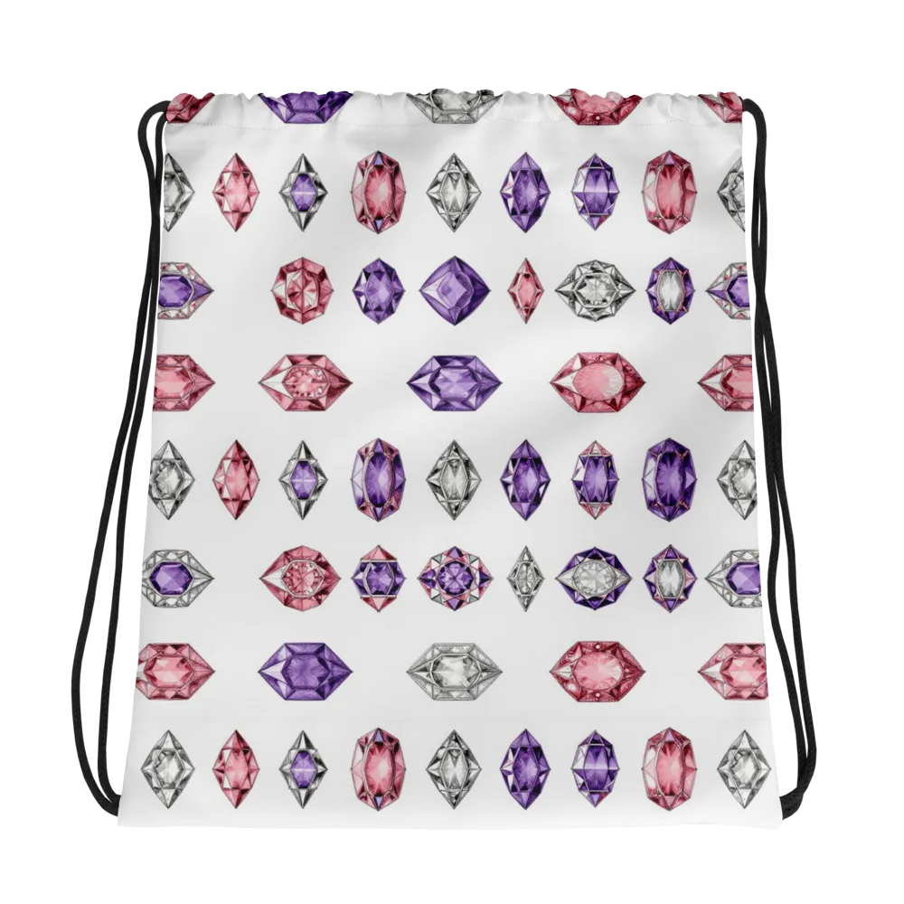 Gemstone Parade on Drawstring Bag — Photo