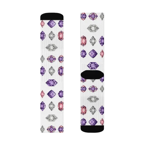Gemstone Parade on a Socks