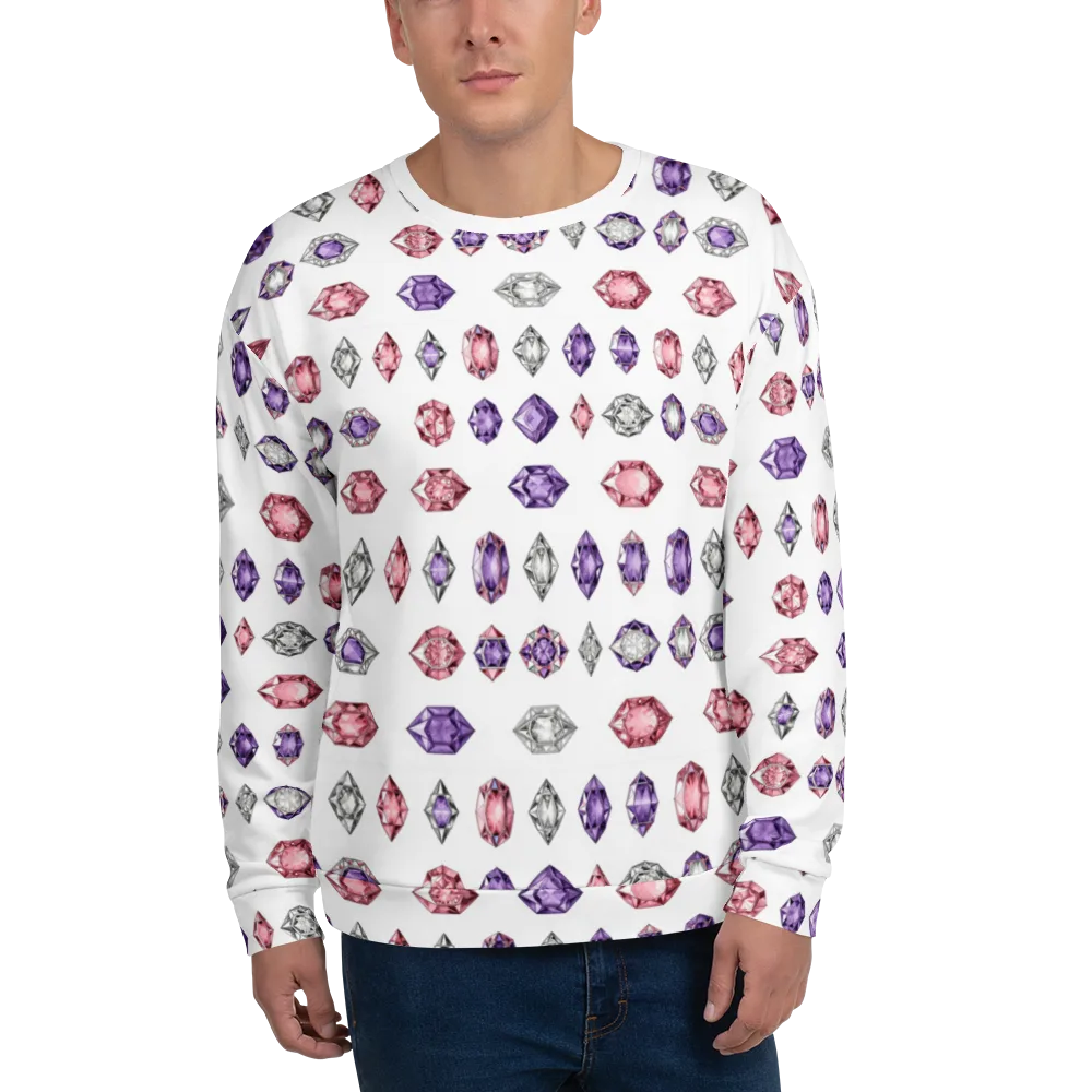 Gemstone Parade on Sweatshirt — Front