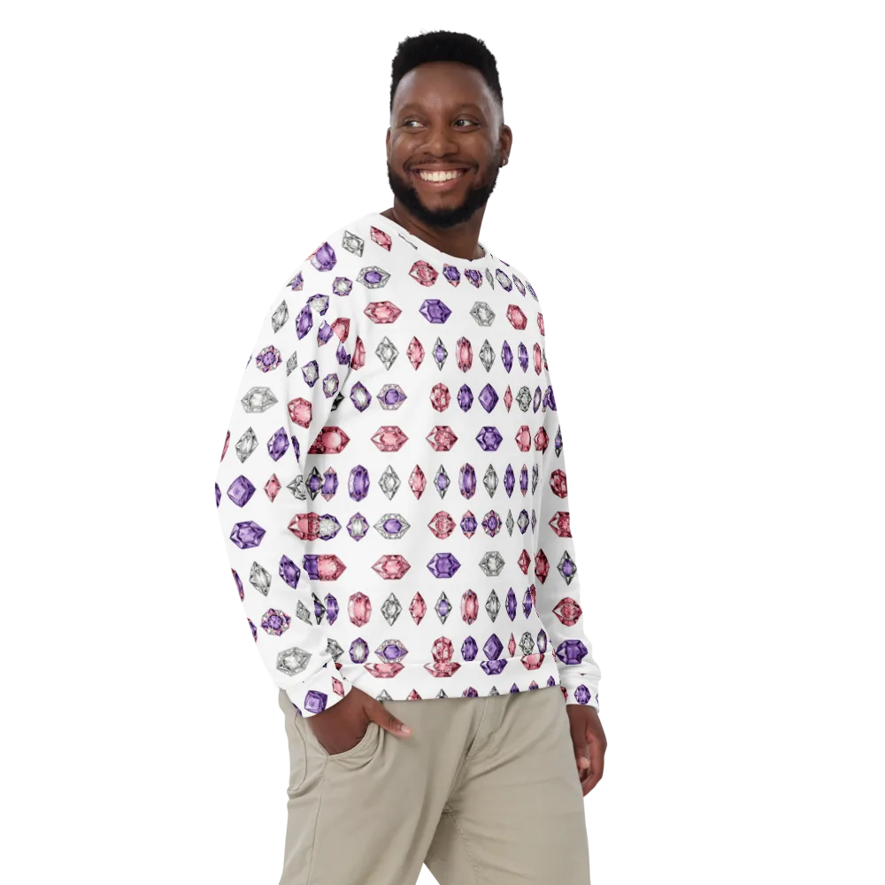 Gemstone Parade on Sweatshirt — Front