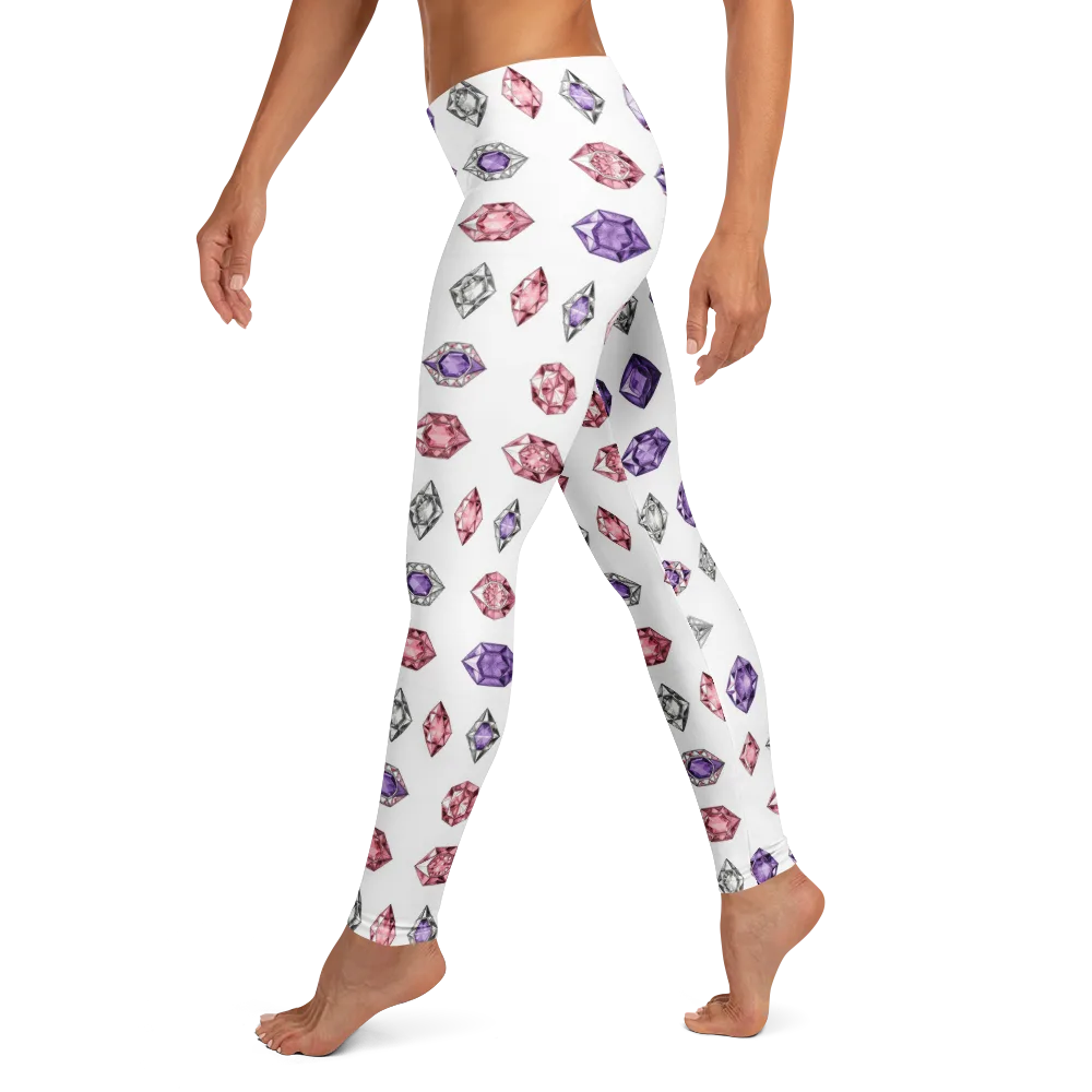 Gemstone Parade on Leggings — Left