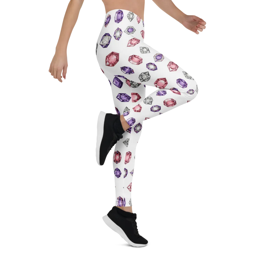 Gemstone Parade on Leggings — Right