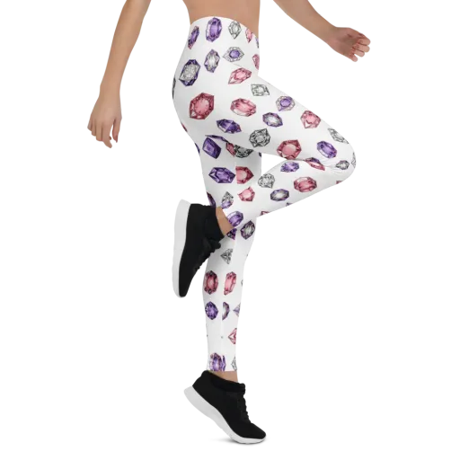 Gemstone Parade on a Leggings