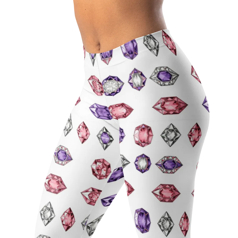 Gemstone Parade on Leggings — Left Front