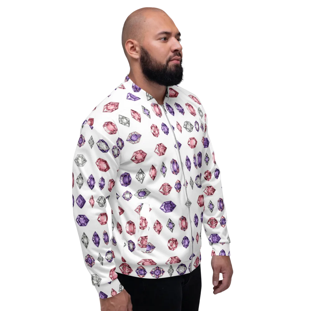 Gemstone Parade on Bomber Jacket — Right