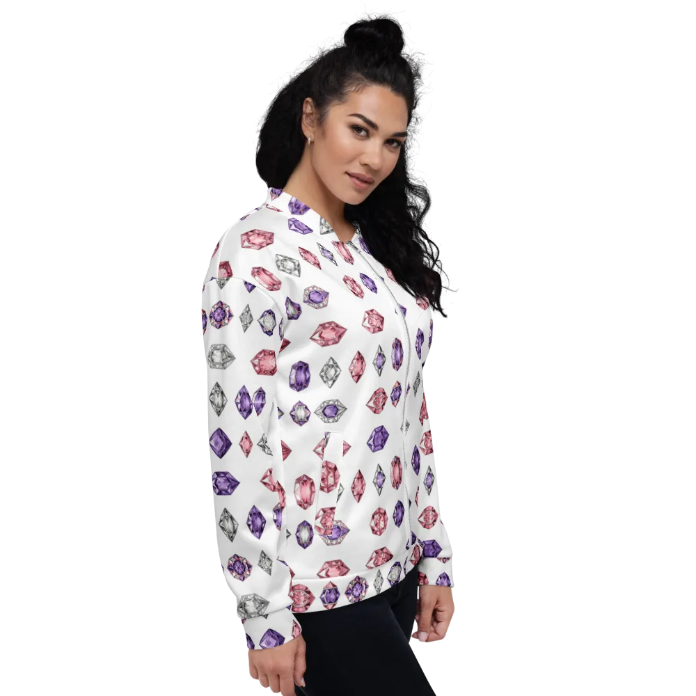 Gemstone Parade on Bomber Jacket — Right