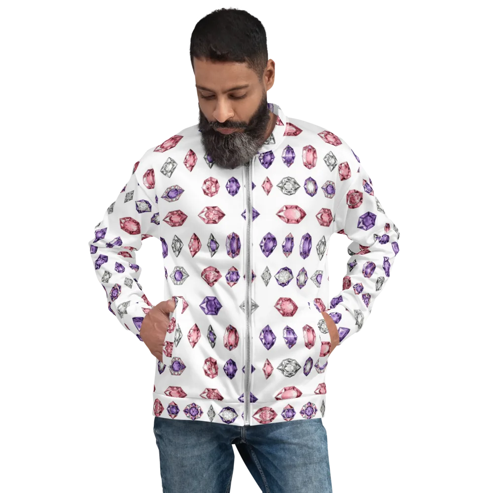 Gemstone Parade on Bomber Jacket — Front