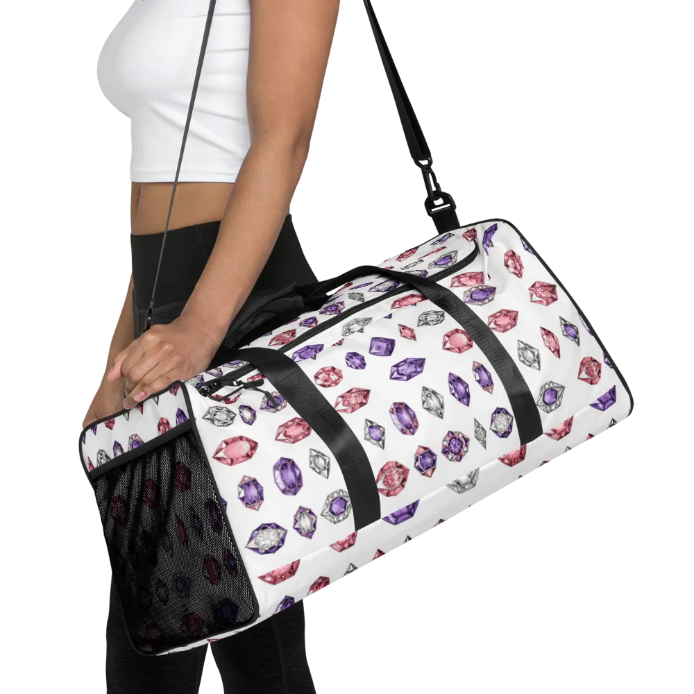 Gemstone Parade on Duffle Bag — Front