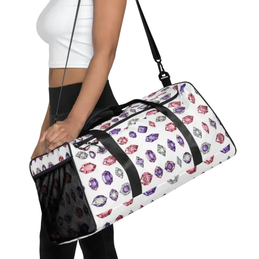 Gemstone Parade on a Duffle Bag
