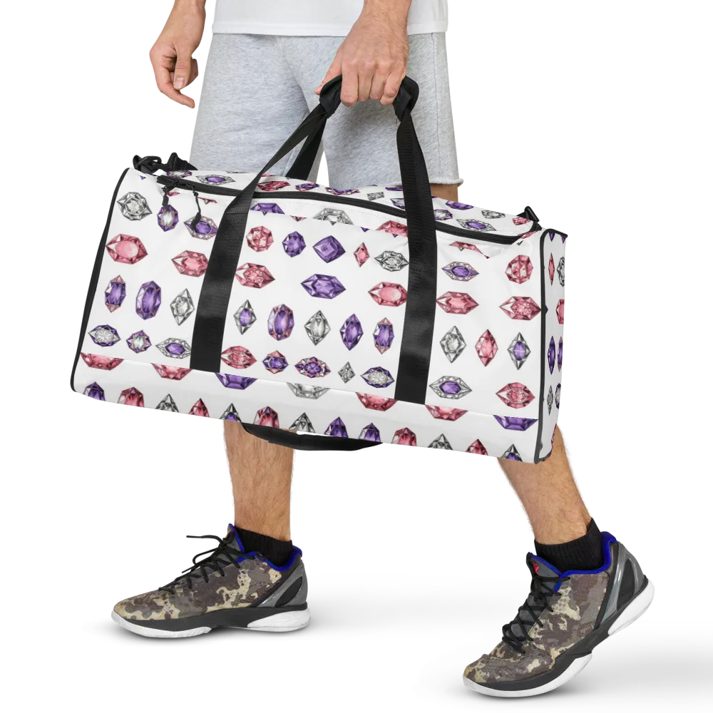 Gemstone Parade on Duffle Bag — Front