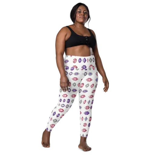 Gemstone Parade on a Leggings with Pockets