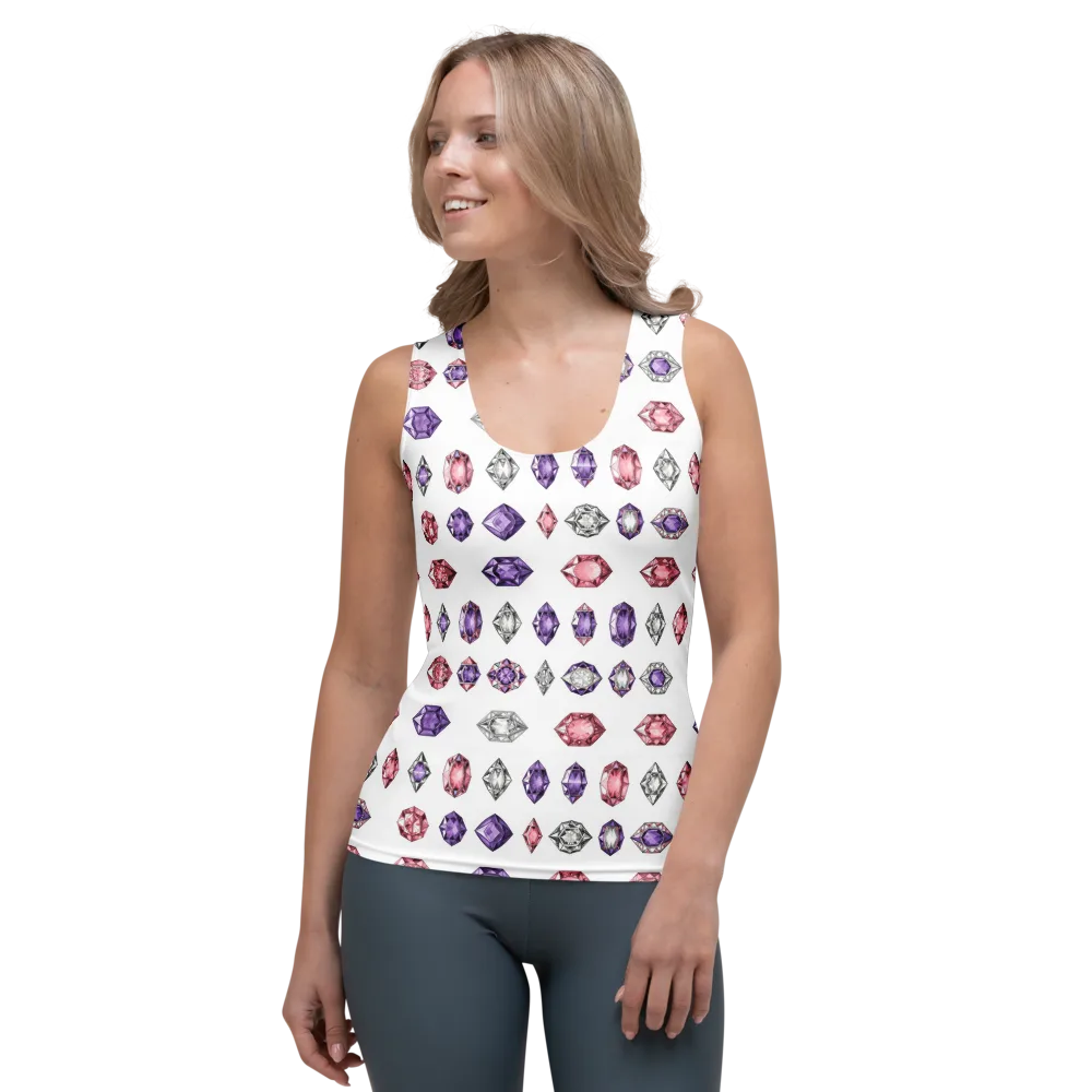 Gemstone Parade on Women's Tank Top — Front