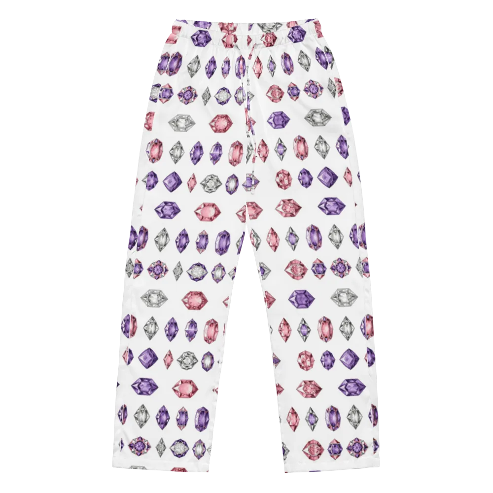 Gemstone Parade on Women's Pajama Pants — Front