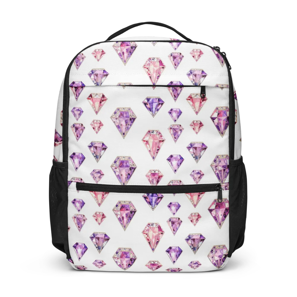 Amethyst Confetti on Utility Backpack — Front