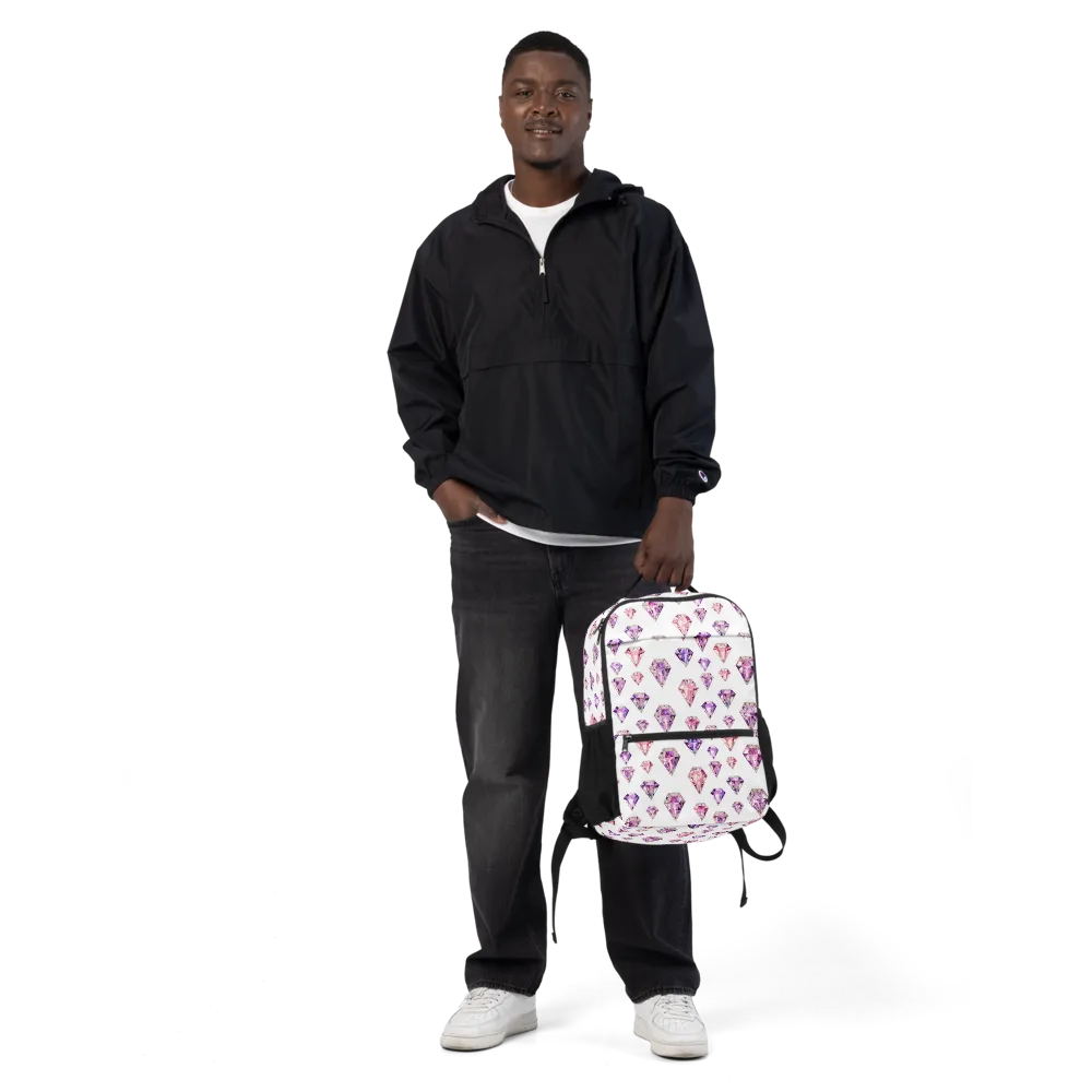 Amethyst Confetti on Utility Backpack — Front