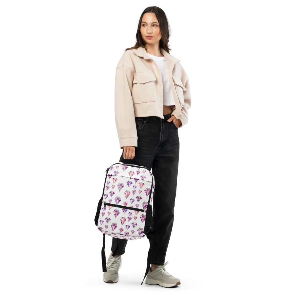 Amethyst Confetti on Utility Backpack — Front