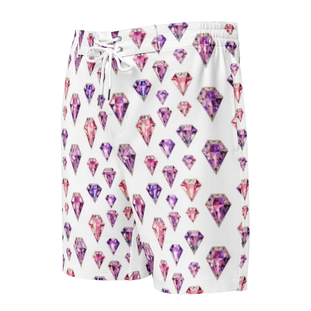 Amethyst Confetti on Men's Board Shorts — Front
