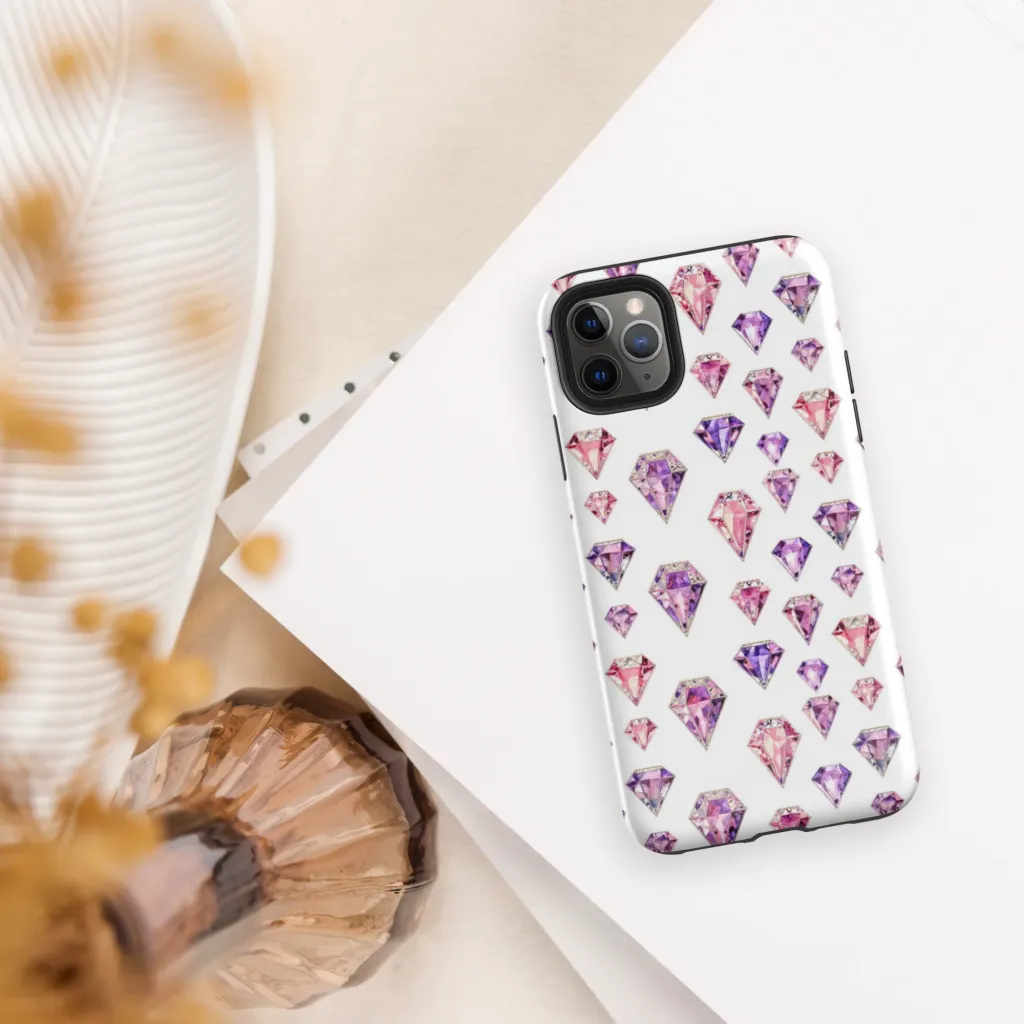 Amethyst Confetti on Tough Case for iPhone® — Front