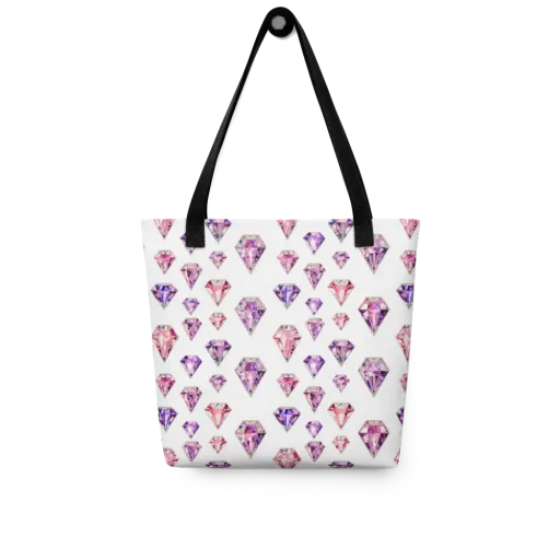Amethyst Confetti on a Tote Bag