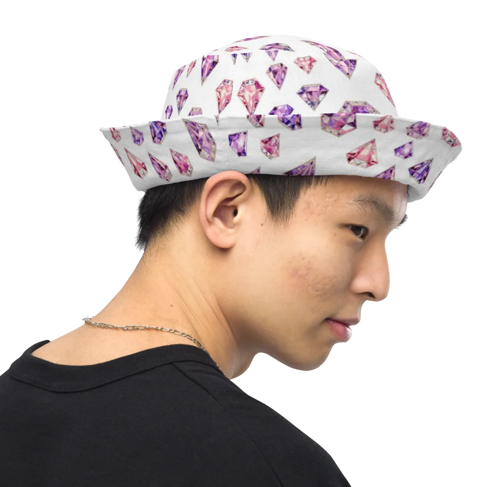 Amethyst Confetti on Reversible Bucket Hat — Right Outside